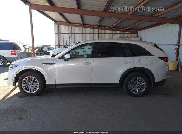 JM3KKBHA2R1160763 2024 MAZDA CX-90 PHEV Белый Вид задней части салона
