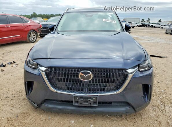 JM3KKBHA3R1136598 2024 MAZDA CX-90 Blue Vista frontal
