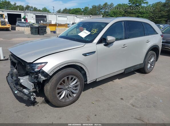 JM3KKBHAXS1248854 2025 MAZDA CX-90 PHEV Серый Передняя левая четверть