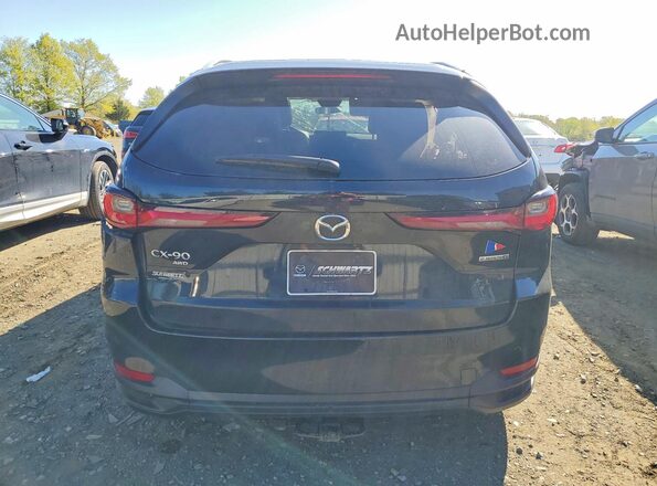 JM3KKBHD2R1118992 2024 MAZDA CX-90 Black Widok z tyłu