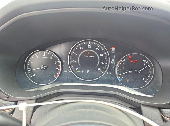 JM3KKBHD2S1255209 2025 MAZDA CX-90 White Widok zestawu wskaźników