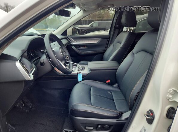 JM3KKBHD2S1255209 2025 MAZDA CX-90 White Widok wnętrza z przodu