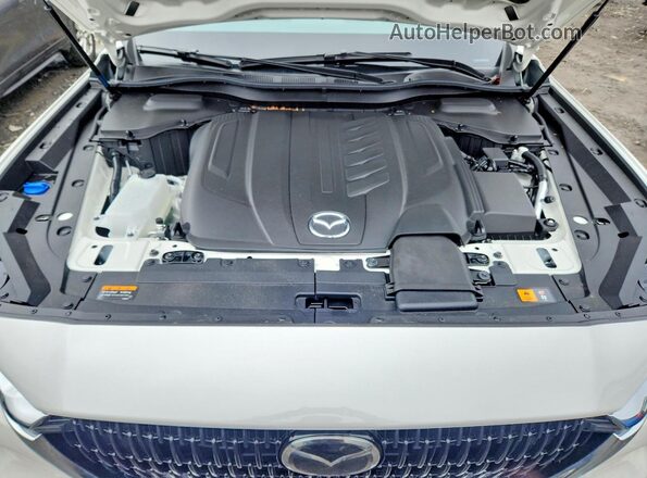 JM3KKBHD2S1255209 2025 MAZDA CX-90 White Widok komory silnika