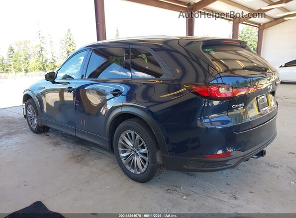 JM3KKBHD4R1128665 2024 MAZDA CX-90 Blue Rear left