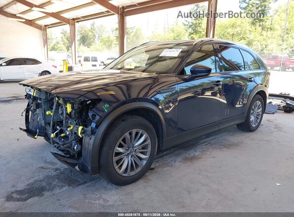 JM3KKBHD4R1128665 2024 MAZDA CX-90 Blue Front left