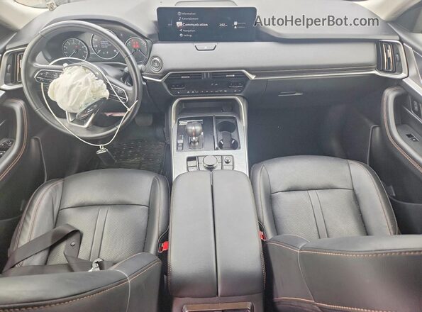 JM3KKBHD8S1192813 2025 MAZDA CX-90 Black Առջևի վահանակի տեսք