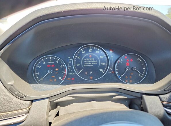 JM3KKBHD8S1235353 2025 MAZDA CX-90 White ხელსაწყოთა პანელის ხედი