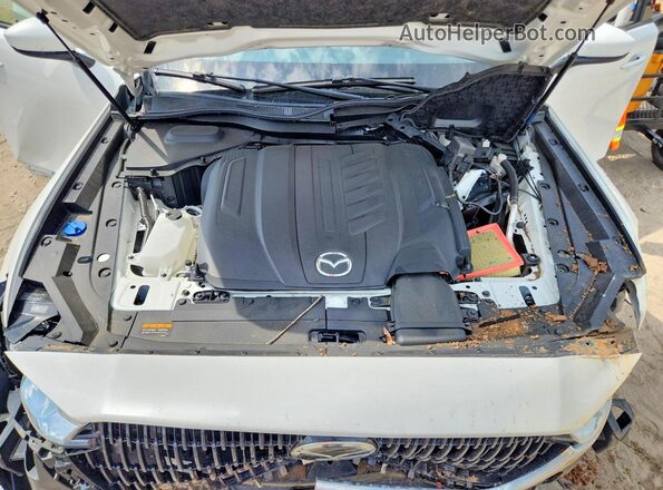 JM3KKBHD8S1235353 2025 MAZDA CX-90 White უკანა სალონის ხედი