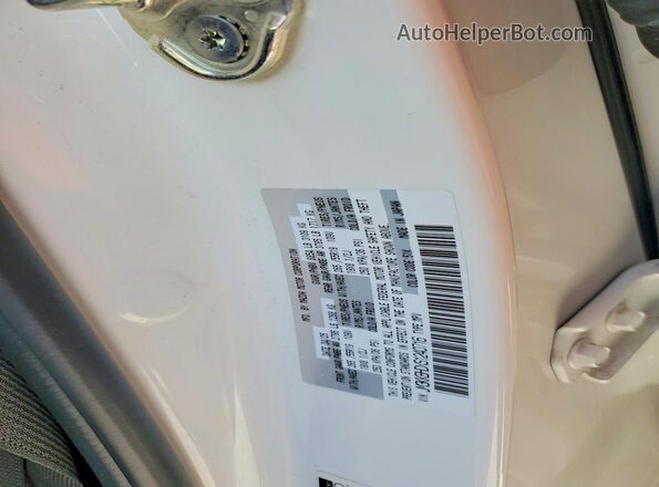 JM3KKBHDXS1240716 2025 MAZDA CX-90 White VIN კოდის სტიკერის ხედი