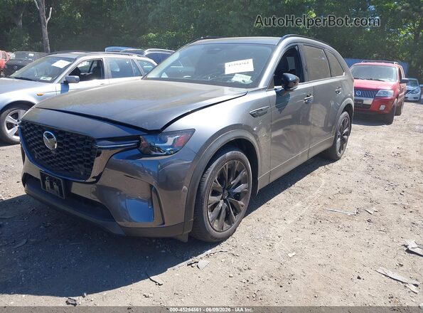 JM3KKCHA6T1374040 2026 MAZDA CX-90 PHEV Gray Vista tres cuartos delantera izquierda