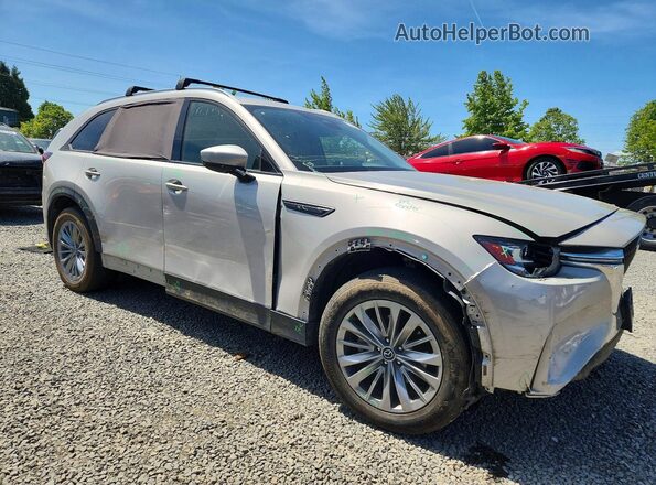 JM3KKCHD0R1123369 2024 MAZDA CX-90 Бежевый Передняя правая четверть