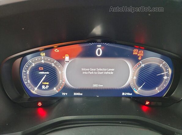JM3KKCHD0T1384749 2026 MAZDA CX-90 Blue Vista del cuadro de instrumentos