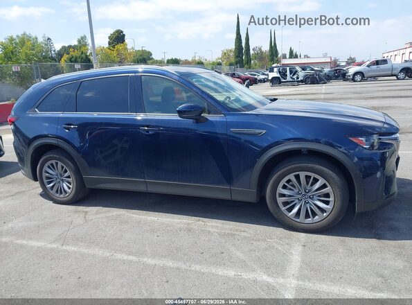 JM3KKCHD1R1114731 2024 MAZDA CX-90 Blue Вид задньої частини салону