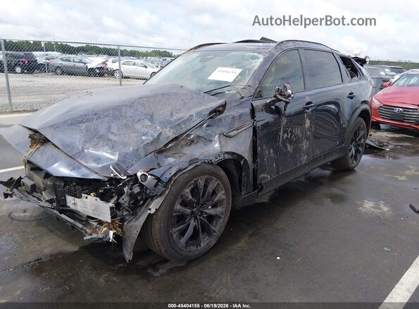 JM3KKCHD2T1372229 2026 MAZDA CX-90 Blue წინა მარცხენა ხედი სამი მეოთხედიდან