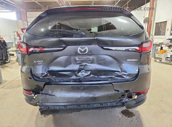 JM3KKCHD3R1118960 2024 MAZDA CX-90 Charcoal Հետևի տեսք