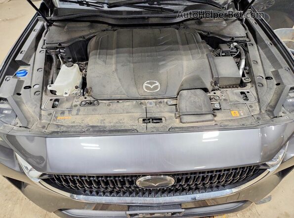 JM3KKCHD3R1118960 2024 MAZDA CX-90 Charcoal Շարժիչի բաժամունքի տեսք