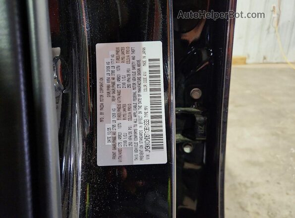 JM3KKCHD6T1361833 2026 MAZDA CX-90 Black Вид наклейки з VIN-кодом