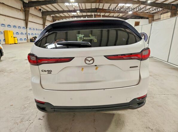 JM3KKCHDXT1353122 2026 MAZDA CX-90 White Вид ззаду