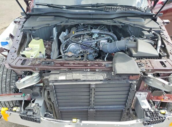 JM3KKDHA0R1112657 2024 MAZDA CX-90 Бордовый Вид задней части салона