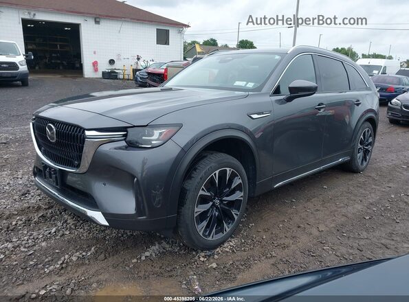JM3KKDHA2R1104186 2024 MAZDA CX-90 PHEV Серый Передняя левая четверть
