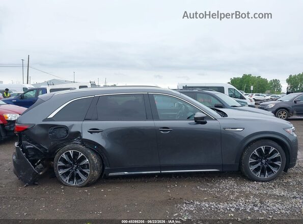 JM3KKDHA2R1104186 2024 MAZDA CX-90 PHEV Серый Вид задней части салона