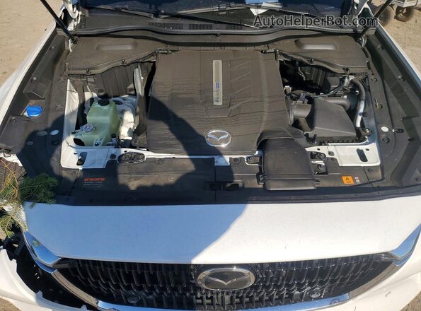 JM3KKDHA3R1143188 2024 MAZDA CX-90 White Rear interior view