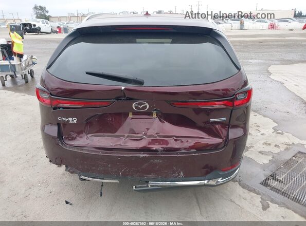 JM3KKDHA4R1108594 2024 MAZDA CX-90 PHEV Burgundy 