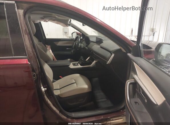 JM3KKDHA4R1151364 2024 MAZDA CX-90 PHEV Red Widok wnętrza z przodu