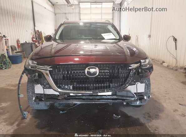 JM3KKDHA4R1151364 2024 MAZDA CX-90 PHEV Red Widok wnętrza z tyłu