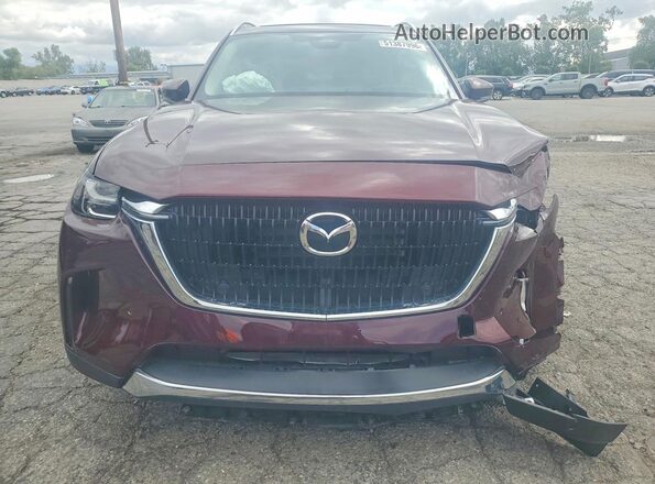 JM3KKDHA8R1110252 2024 MAZDA CX-90 Red Vista frontal