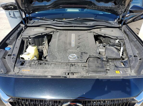 JM3KKDHA8R1154798 2024 MAZDA CX-90 Black Engine compartment view