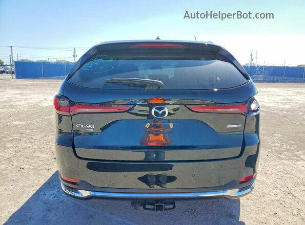 JM3KKDHA8R1154798 2024 MAZDA CX-90 Black Rear view