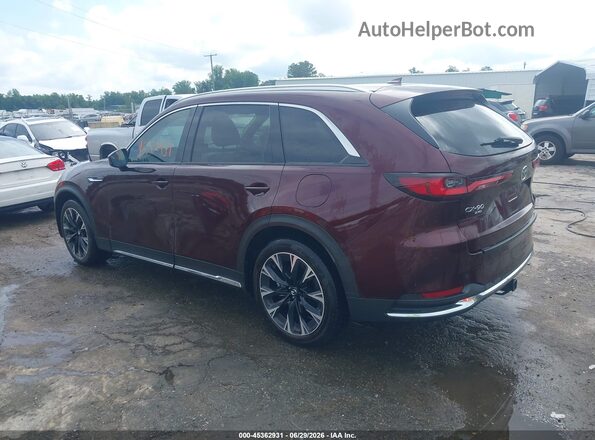 JM3KKDHA9R1150890 2024 MAZDA CX-90 PHEV Maroon Rear left