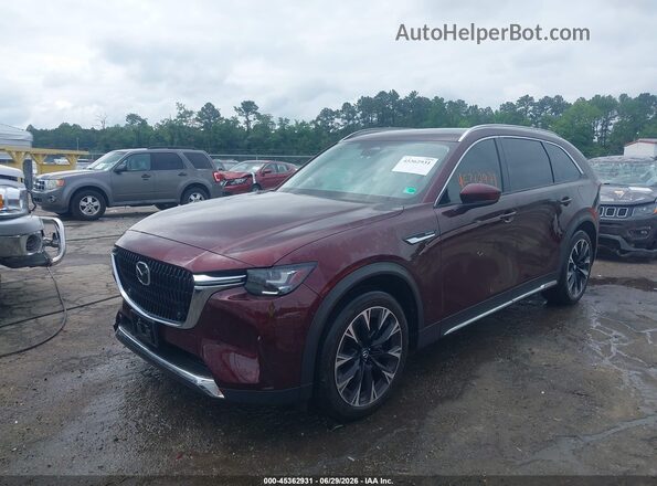 JM3KKDHA9R1150890 2024 MAZDA CX-90 PHEV Maroon Front left