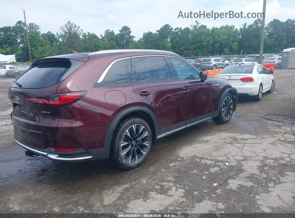 JM3KKDHA9R1150890 2024 MAZDA CX-90 PHEV Maroon Rear right