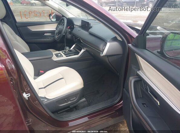 JM3KKDHA9R1150890 2024 MAZDA CX-90 PHEV Maroon Front interior view