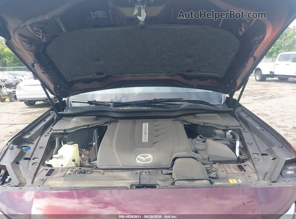 JM3KKDHA9R1150890 2024 MAZDA CX-90 PHEV Maroon Rear view