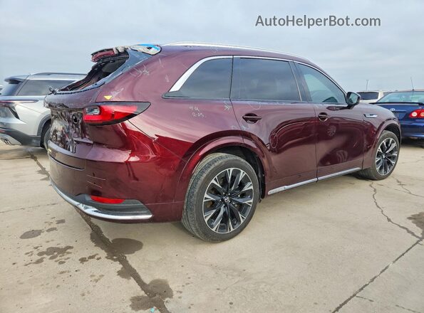 JM3KKDHC4R1102067 2024 MAZDA CX-90 Burgundy Հետևի աջ