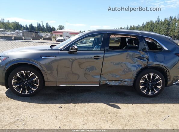 JM3KKDHC4R1103543 2024 MAZDA CX-90 Gray Սալոնի 360 աստիճան տեսք