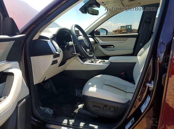 JM3KKDHC9S1195836 2025 MAZDA CX-90 Maroon Front interior view