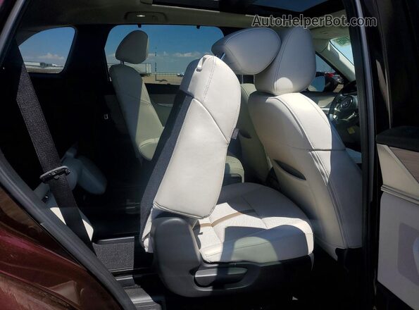 JM3KKDHC9S1195836 2025 MAZDA CX-90 Maroon Rear interior view