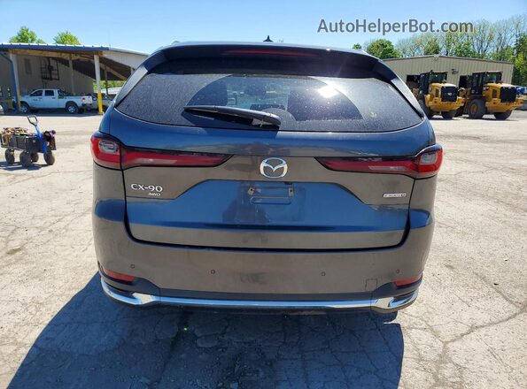 JM3KKDHD0R1181746 2024 MAZDA CX-90 Gray Rear view