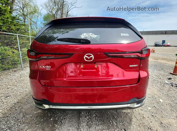 JM3KKDHD1R1134645 2024 MAZDA CX-90 Red Вид ззаду