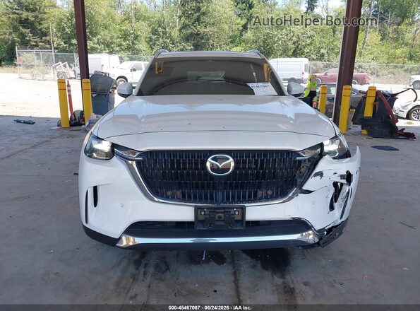 JM3KKDHD3R1165363 2024 MAZDA CX-90 White Vista del cuadro de instrumentos