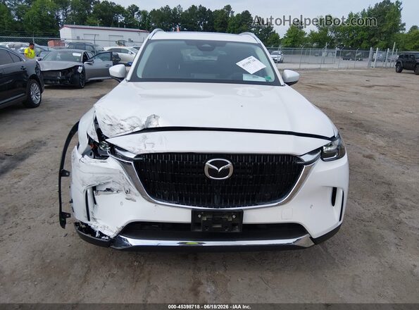 JM3KKDHD4R1125518 2024 MAZDA CX-90 White Widok zestawu wskaźników