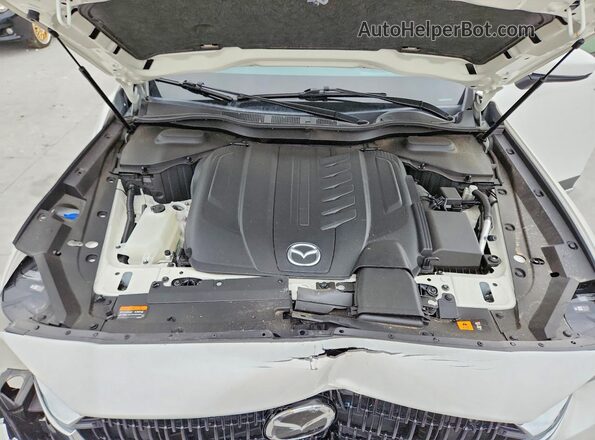 JM3KKDHD4R1136437 2024 MAZDA CX-90 White Вид підкапотного простору