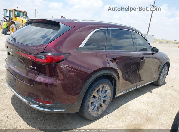 JM3KKDHD5R1174727 2024 MAZDA CX-90 Maroon Задня права чверть
