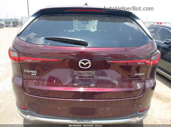 JM3KKDHD5R1174727 2024 MAZDA CX-90 Maroon 