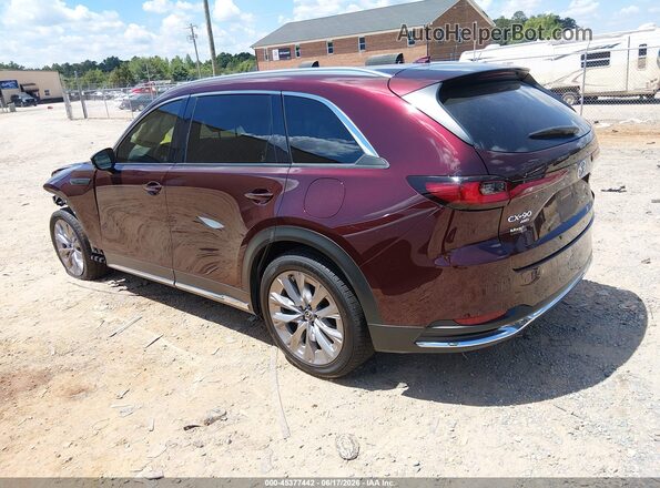 JM3KKDHDXR1126687 2024 MAZDA CX-90 Red Հետևի ձախ