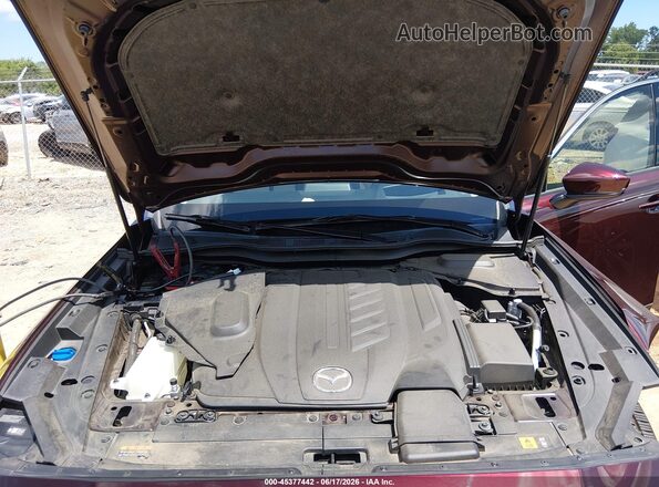 JM3KKDHDXR1126687 2024 MAZDA CX-90 Red Հետևի տեսք
